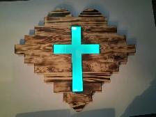 LED Backlight Cross - Photo 3