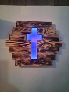 LED Backlight Cross - Photo 6