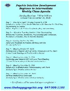 ~ New Fall Weekly Psychic Classes ~ - Photo 2