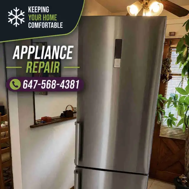 Fridge repair and refrigerator install