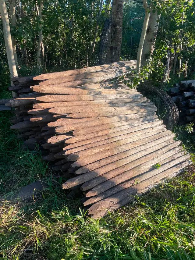 Used fence posts for sale.