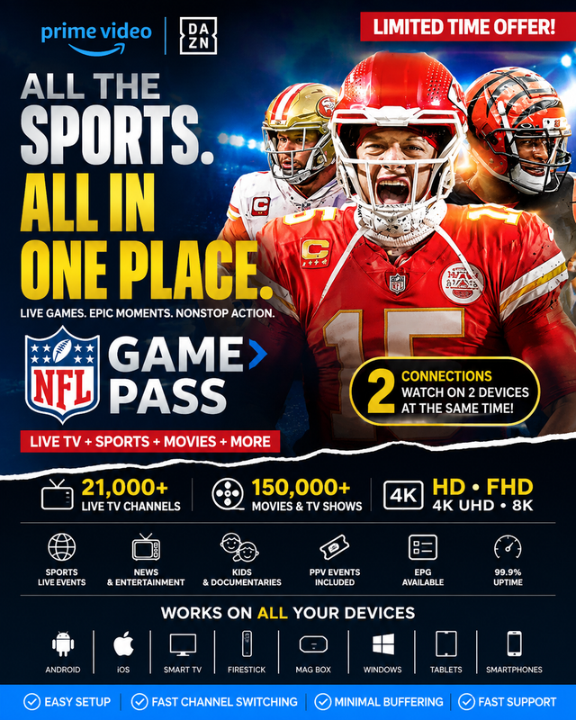 Reliable Canadian Live 4K TV - ALL ANDROID/iOS DEVICES