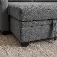 Clearance Sale New Cozy Sectional Sofa Bed With Storage Chaise - Photo 5