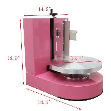 4-12'' Pink Cake Cream Spreading Machine 110V 239701 - Photo 3