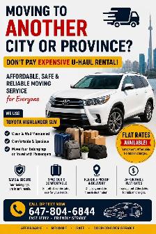 montreal to GTA rideshare available