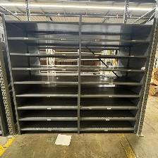 Used Industrial Shelving 24' deep x 48' wide x 88' tall - SAVE $