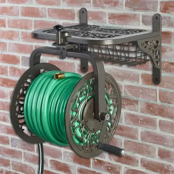 Liberty Multidirectional Decorative Garden Hose Reel