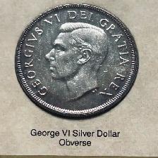 CANADA SILVER COIN COLLECTION KING GEORGE VI 1936-1952 FRAMED W/ - Photo 3