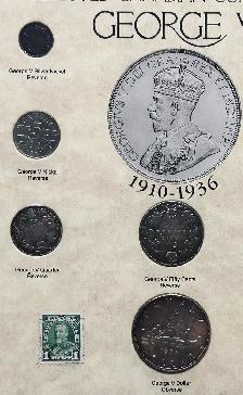 King George V framed  Canadian Coinage - Photo 8