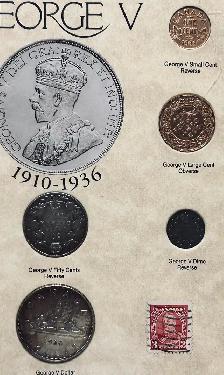 King George V framed  Canadian Coinage - Photo 9