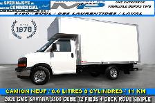 GMC Savana Cargo CUBE 12 PIEDS DECK 6.6 LITRES 11 KM / CAMION NE
