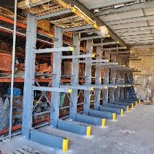 12’ tall cantilever racking in stock - quick ship ready. - Photo 3