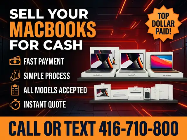 Sell Your MacBook Pro or Air – Cash in Hand!
