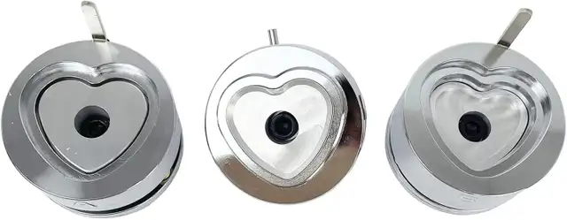 5257mm Heart Shaped Die Badge Button Maker Mould 015390