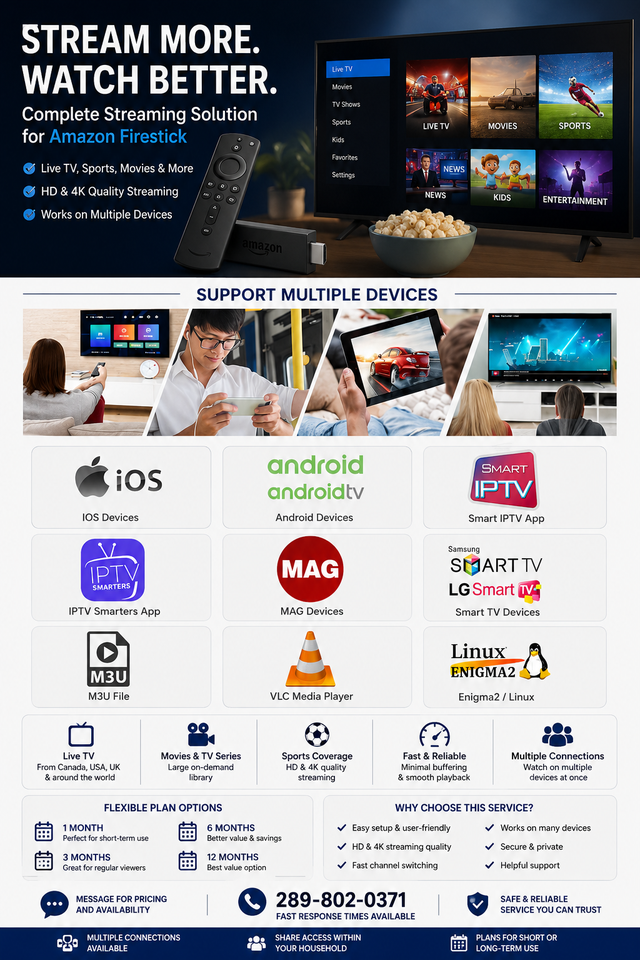 Premium TV Streaming Deals | 2-3 Connections on Any Devices!