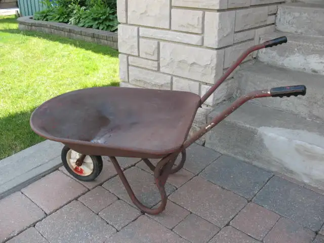 All Metal Mid-Size Wheelbarrow