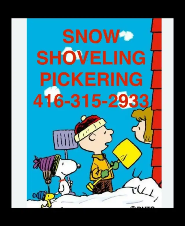 SNOWBLOWER SHOVEL PICKERING DRIVEWAY SNOW