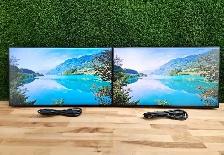 Lot of 2 x Dell UltraSharp U2417H 24' FHD LCD Monitor 1920 x 108
