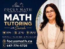 Ottawa Online Math Tutor | Grades 7–12 | 18  Yrs Experience