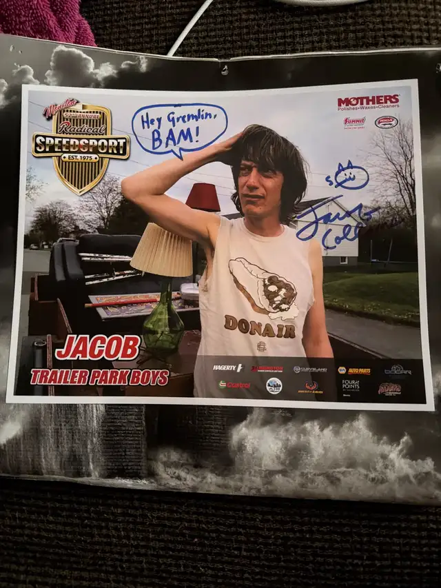 Jacob Collins Autographed Speedsport Poster - Mint (No sht))