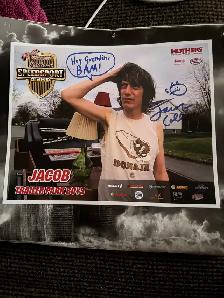 Jacob Collins Autographed Speedsport Poster - Mint (No sht))