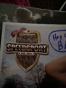 Jacob Collins Autographed Speedsport Poster - Mint (No sht)) - Photo 3