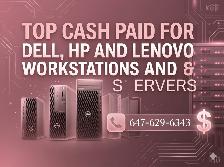 Wanted: Dell, HP & Lenovo Workstations & Servers – Bulk Cash Buy