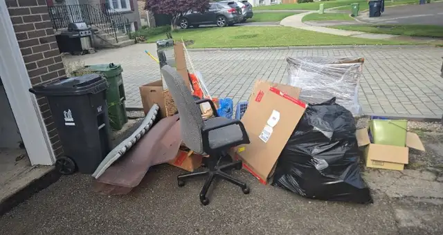 Picking up unwanted appliances and furniture in Toronto