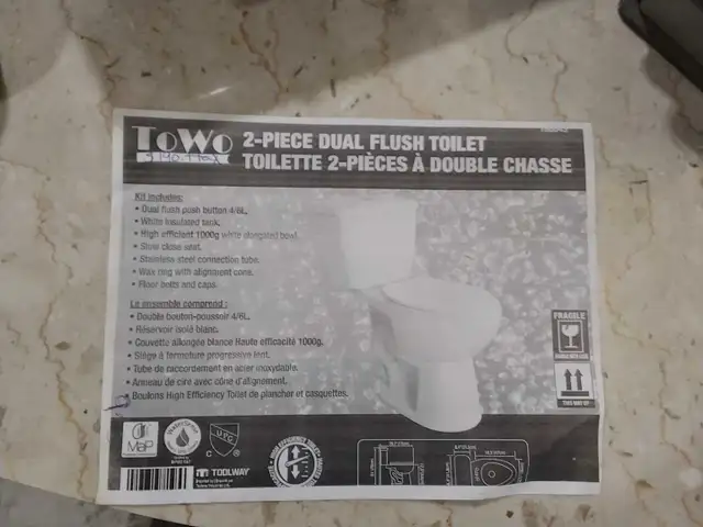 Brand new Toolway Toliets
