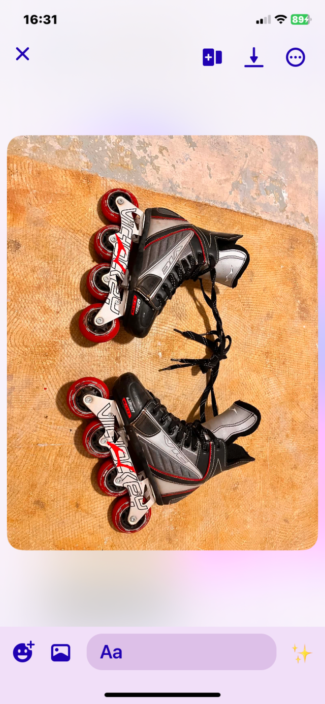 Paire de rollers de hockey /roller skate