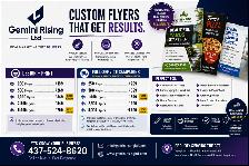 Custom Flyer Design & Printing – 250 Flyers from $199
