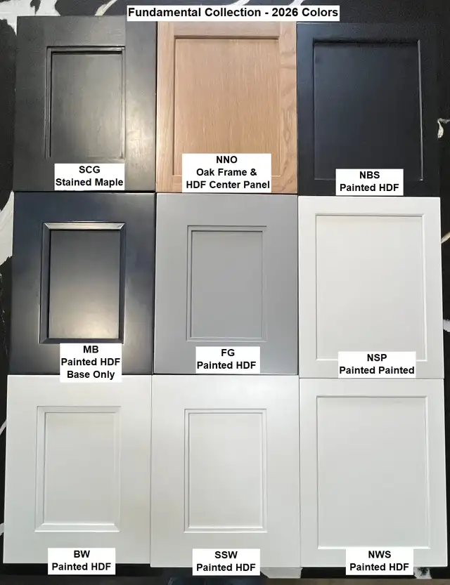✨ New for 2026 – Fundamental Kitchen Colors! ✨
