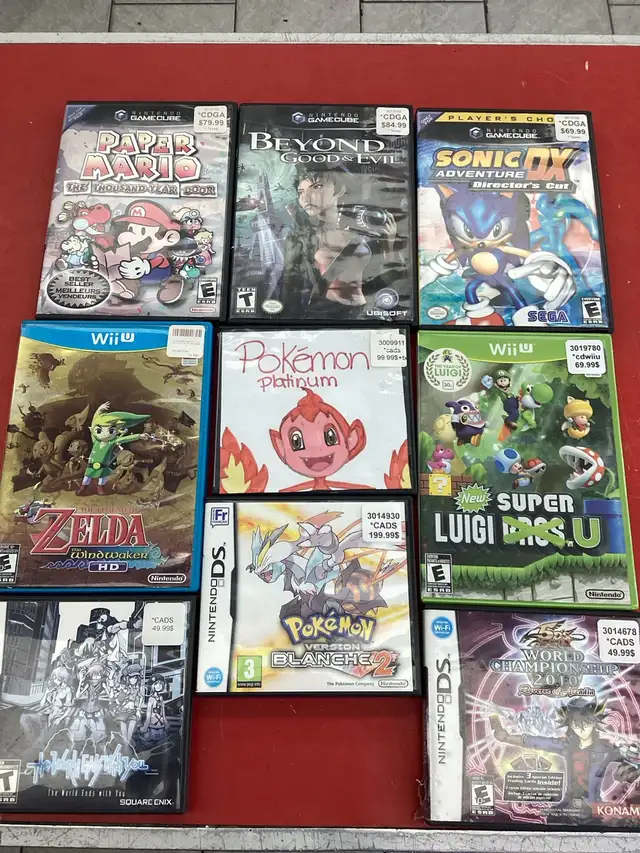 jeux Nintendo de valeur
