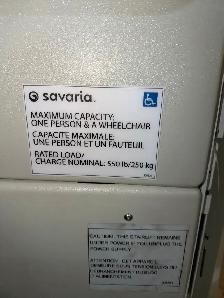 sell Savaria wheelchair/vertical platform lift for 1000$ - Photo 2