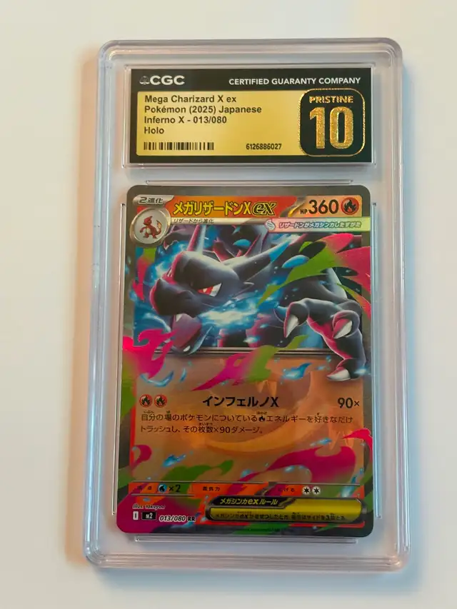 Mega charizad X ex CGC pristine 10