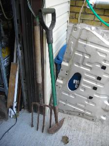 PITCH FORK AND ICE CHOPPER