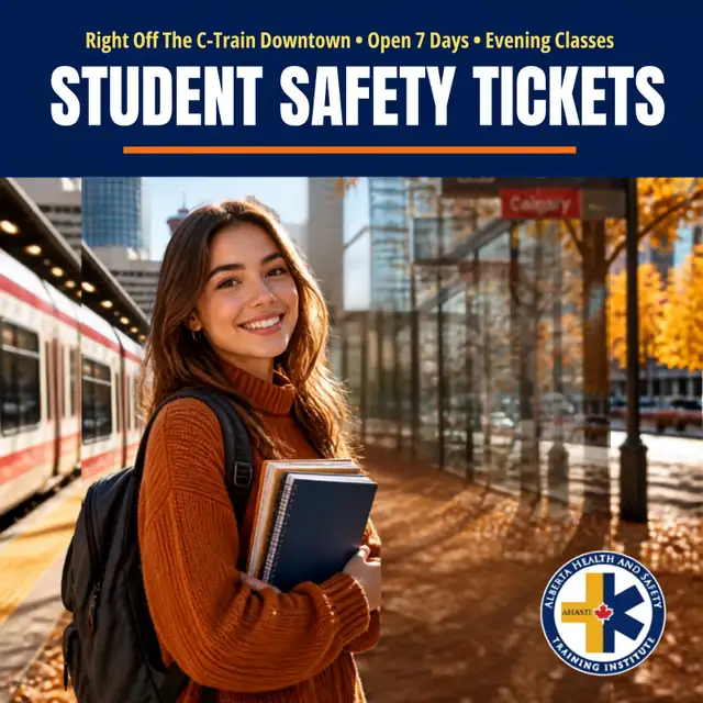 Student First Aid: Steps from C-Train Downtown!