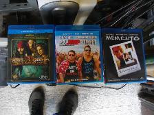 3 BLUERAY DVDS