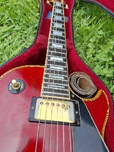 SOLD 1976 Gibson Les Paul Custom, Wine Red. SOLD - Photo 7
