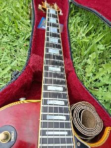 SOLD 1976 Gibson Les Paul Custom, Wine Red. SOLD - Photo 8