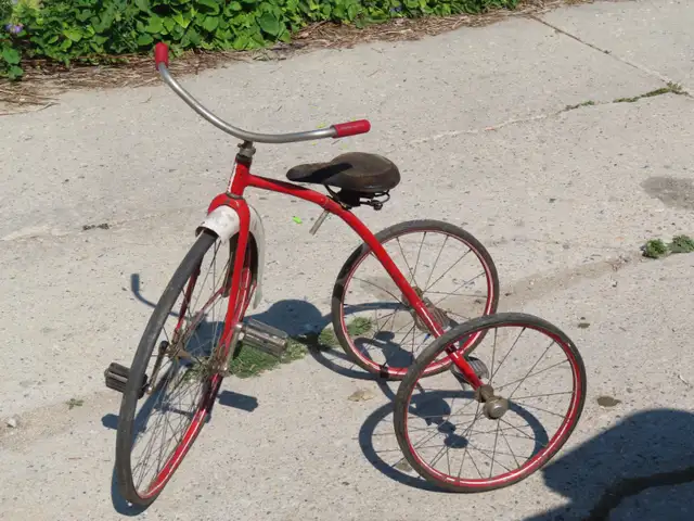 Antique tricycle