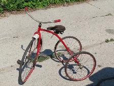 Antique tricycle