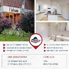 Bachelor/Studio, 1 Bathroom. Sept 1. Close to Tunney's Pasture.