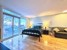 Fully Furnished Studio Condo! Appliance, Laundry, WiFi Included!