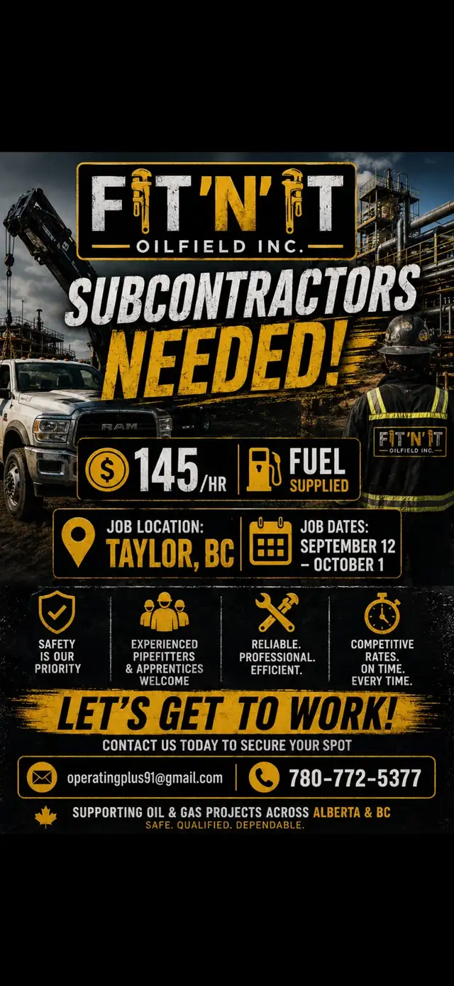 Pipefitter labourer