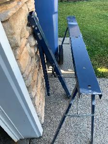 Mastercraft metal sawhorses - Photo 2