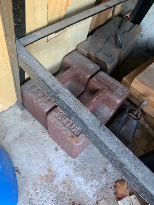 50 lb. steel weights