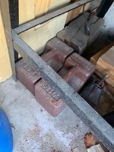 50 lb. steel weights