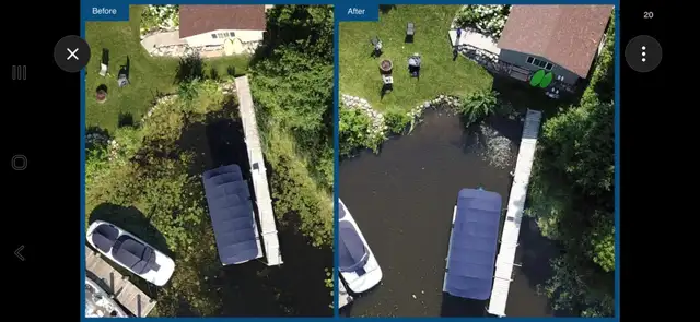 Aquatic Weed Removal & Shoreline Cleanup- Lake Pond Maintenance!