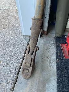 Antique manual rail car mover